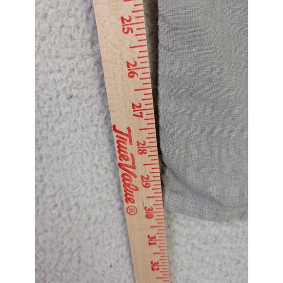 Timberland Pants Mens 38x30 Gray Linen Blend Straight Leg 5 Pocket Outdoor - Picture 7 of 16